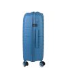 Benzi BZ5709 M kék 4 kerekű közepes méretű bőrönd