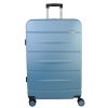 Benzi BZ5695 világos kék 4 kerekű nagy méretű bőrönd