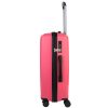 Benzi BZ5685 pink 4 kerekű közepes méretű bőrönd