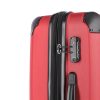 Travelite 73049-80 City L piros 4 kerekű bővíthető nagy méretű bőrönd