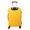 Benzi BZ5523 M sárga 4 kerekű közepes méretű bőrönd