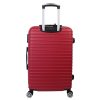 Benzi BZ5332 M piros 4 kerekű közepes méretű bőrönd