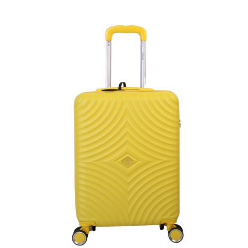 Benzi BZ5687 S sárga 4 kerekű kabin méretű bőrönd