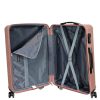 Benzi BZ5330 M rozé 4 kerekű közepes méretű bőrönd