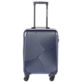   Enrico Benetti 39040-60 Louisville M sötétkék 4 kerekű közepes méretű bőrönd