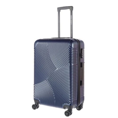 Enrico Benetti 39040-60 Louisville M sötétkék 4 kerekű közepes méretű bőrönd
