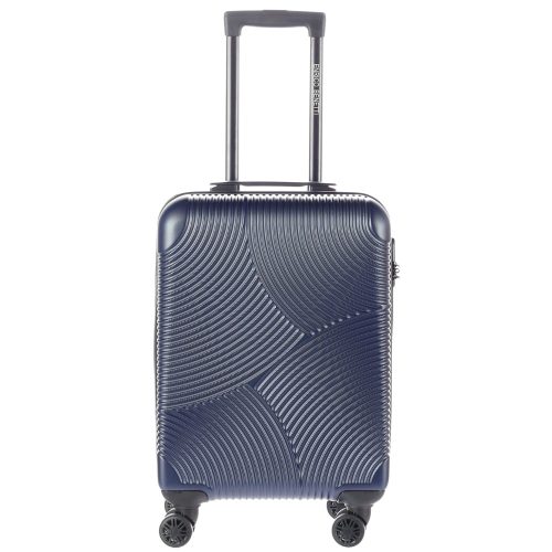Enrico Benetti 39040-50 Louisville S kék 4 kerekű kabin méretű bőrönd