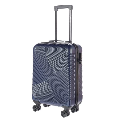 Enrico Benetti 39040-50 Louisville S kék 4 kerekű kabin méretű bőrönd