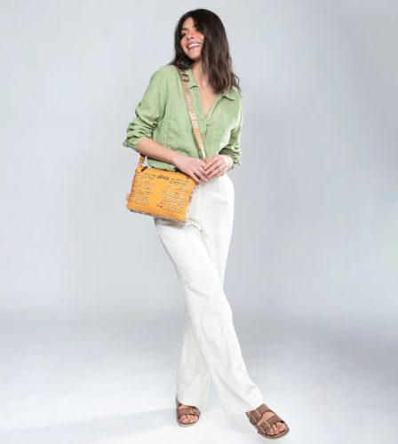 Anekke Amazonia 36793-174 sárga női kicsi oldaltáska