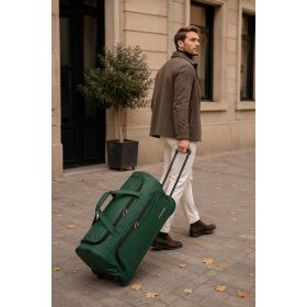   Travelite 96277-86 Basics Fresh zöld 71cm nagy méretű gurulós utazótáska 