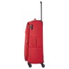 Travelite 80049-10 Chios L piros 4 kerekű bővíthető nagy méretű bőrönd 