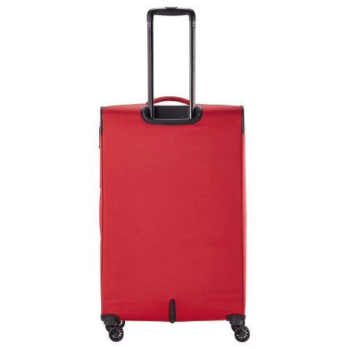 Travelite 80049-10 Chios L piros 4 kerekű bővíthető nagy méretű bőrönd 