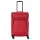 Travelite 80048-10 Chios M piros 4 kerekű bővíthető közepes méretű bőrönd 
