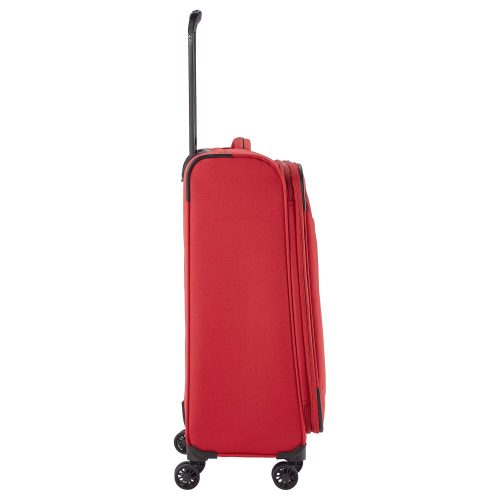 Travelite 80048-10 Chios M piros 4 kerekű bővíthető közepes méretű bőrönd 