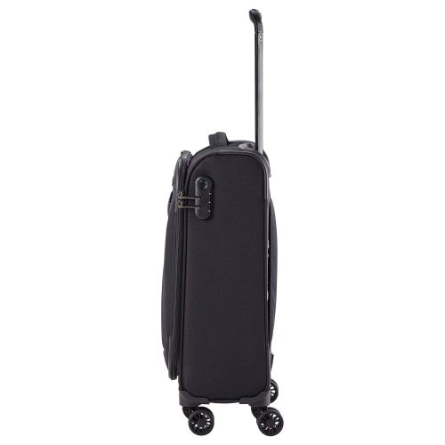 Travelite 80047-10 Chios S fekete 4 kerekű kabin méretű bőrönd 