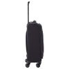 Travelite 80047-10 Chios S fekete 4 kerekű kabin méretű bőrönd 