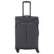 Travelite 80348-04 Croatia M antrazit 4 kerekű bővíthető közepes méretű bőrönd
