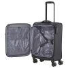 Travelite 80347-04 Croatia S antrazit 4 kerekű kabin méretű bőrönd 