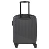Travelite 72347-04 Bali S antrazit 4 kerekű kabin méretű bőrönd 