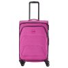 Travelite 80248-17 Adria M pink 4 kerekű bővíthető közepes méretű bőrönd