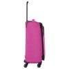 Travelite 80248-17 Adria M pink 4 kerekű bővíthető közepes méretű bőrönd