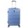 Benzi BZ5332 M light blue 4 kerekű közepes méretű bőrönd