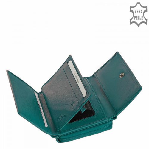 La Scala TGN36 türkiz bőr női pénztárca
