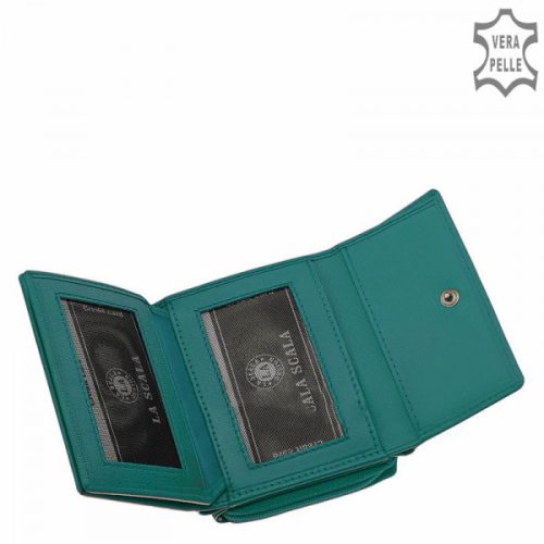 La Scala TGN36 türkiz bőr női pénztárca