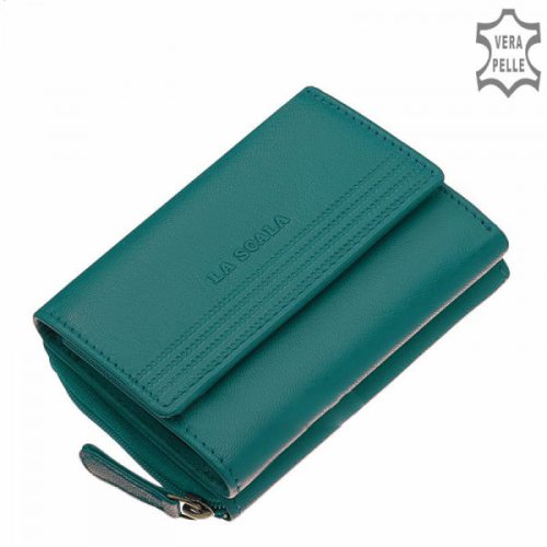 La Scala TGN36 türkiz bőr női pénztárca