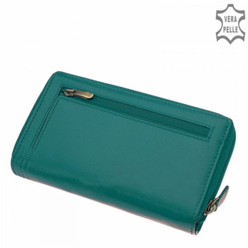 La Scala TGN443 türkizkék bőr női pénztárca