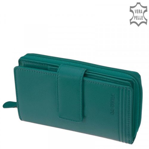 La Scala TGN443 türkizkék bőr női pénztárca