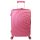 Benzi BZ5669 M pink 4 kerekű közepes méretű bőrönd
