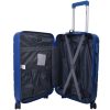 Benzi BZ5669 M kék 4 kerekű közepes méretű bőrönd