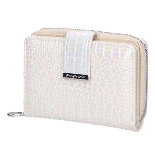 Jennifer Jones 5198-2 fehér bőr női pénztárca