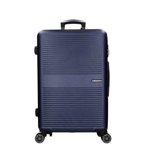 Benzi 5670 M kék közepes méretű bőrönd
