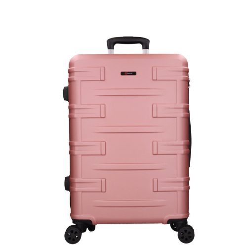 Benzi Milano M rozé 4 kerekű közepes méretű bőrönd