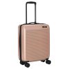 Travelite Sienna S rozé 4 kerekű kabin méretű bőrönd