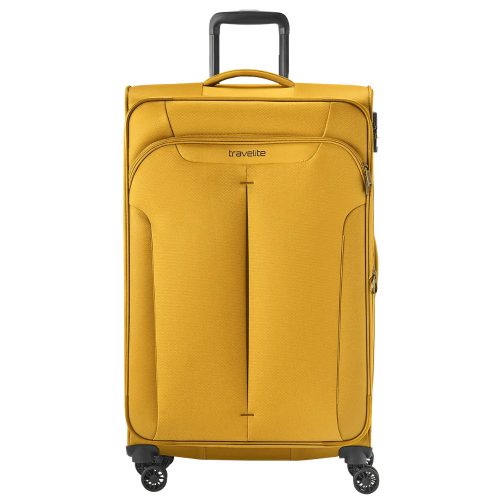 Travelite 80349-81 Croatia L curry 4 kerekű bővíthető nagy méretű bőrönd 