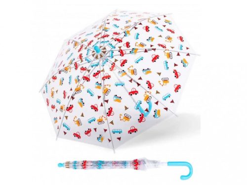 Derby Sky transparent 72654 kék autós esernyő