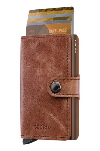 Secrid Miniwallet Vintage Cognac-Brown kártyatartó