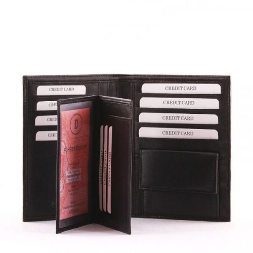 Sylvia Belmonte MGRIA3 fekete férfi bőr irattartó