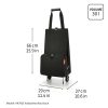 Reisenthel HK7064 foldabletrolley paisley black gurulós táska 