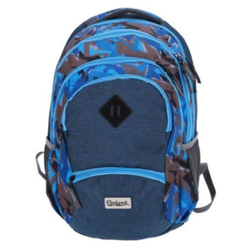 Rucksack 23R107R-03 kék mintás hátizsák