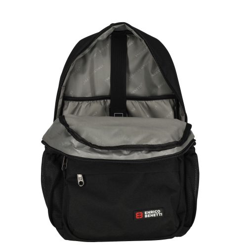 Enico Benetti Hamburg fekete hátizsák 62144 001