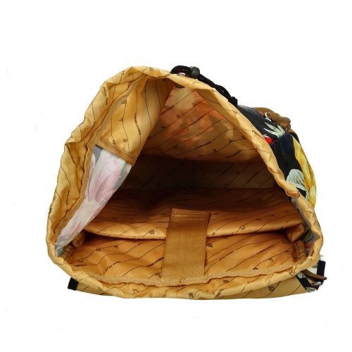 Enrico Benetti Santiago fekete virágos laptoptartós hátizsák 17" 46162 959 