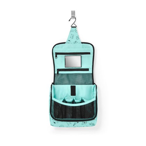 Reisenthel WH4062 Toiletbag kids cats and dogs mint kozmetikai táska