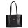 Karen 1432-2 fekete lakk fonott táska