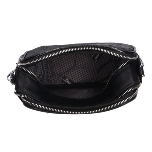 Karen 1548 bis fekete lakk rostbőr női oldaltáska