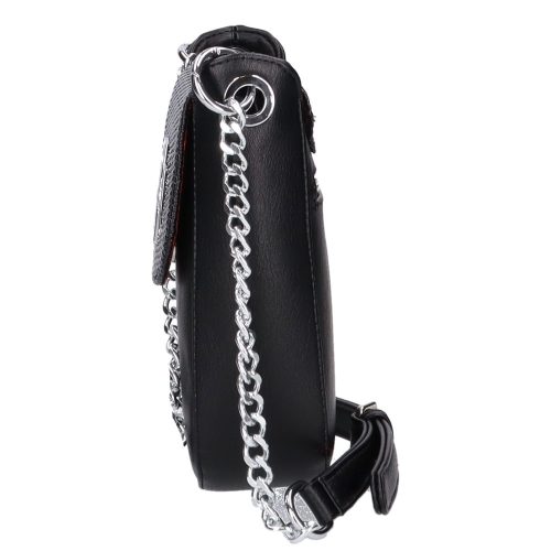 Chiara K 773 fekete fonott rostbőr női táska