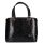 Karen 1433 fekete lakk krokó táska